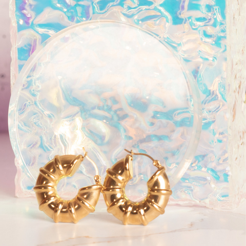 Solstice Seashell Earrings [18k Gold]