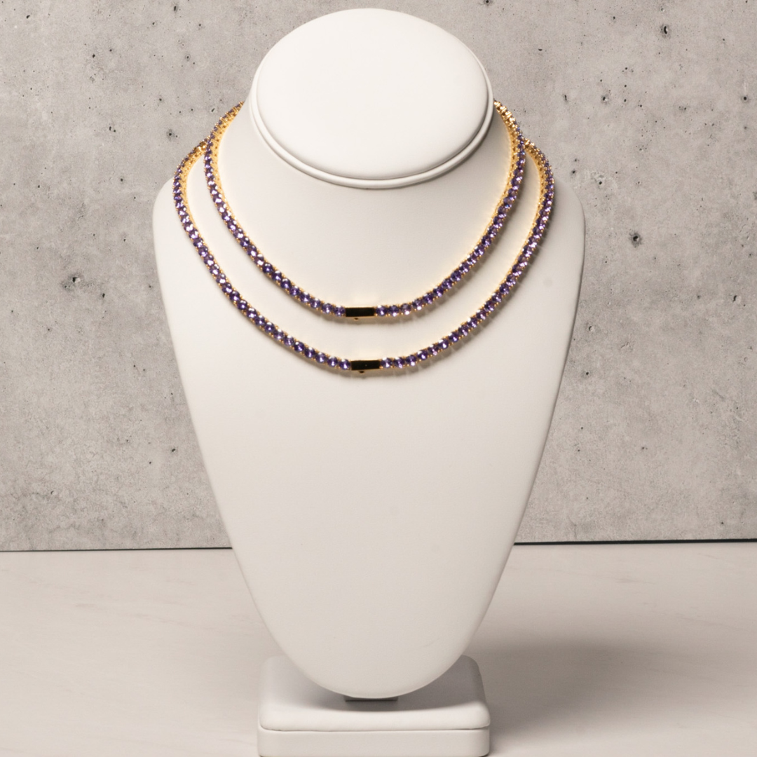 Lavender womens necklace