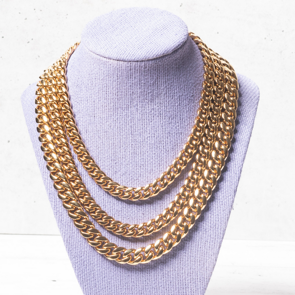 10 karat gold cuban link necklace