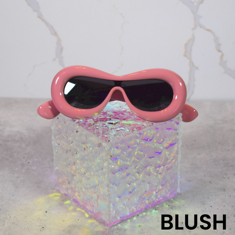 blush pink sunglasses